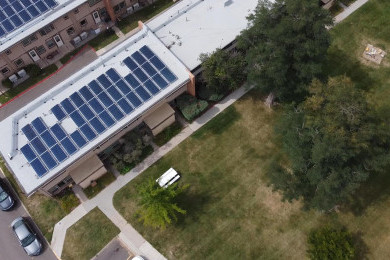Chapel aerial view