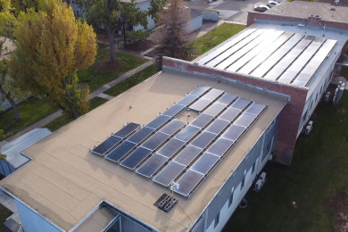 Iris St solar panels